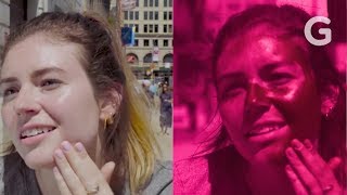 UV Camera Reveals The Best Way to Apply Sunscreen to Your Face  Gizmodo [upl. by Lanrev]