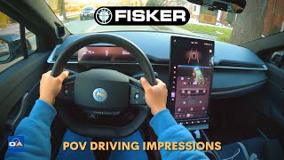 The Fisker Ocean One  POV Test Drive Impressions [upl. by Harrietta128]