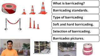 barricading  type and selection  work at height and excavation barricade [upl. by Onilatac]