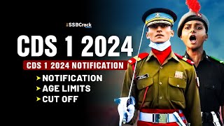 CDS 1 2024 Notification and Exam Date [upl. by Nailliw394]