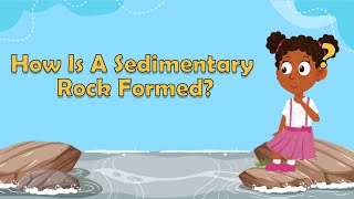 How Is A Sedimentary Rock Formed  Geology For Kids  Types of Rocks  Facts For Kids [upl. by Sallee]