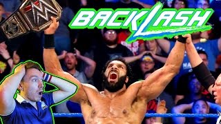 REACTION JINDER MAHAL WWE CHAMPION WWE BACKLASH 2017 [upl. by Corotto]