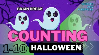 Halloween Count with Me 110  PE Games  K2 Math  Dance and Movement  Elementary Music Class [upl. by Nnayrrehs402]