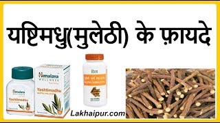 Yashtimadhu Benefits amp Use in Hindi  यष्टिमधु या मुलेठी के फ़ायदे [upl. by Conway146]