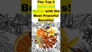 Top 5 Herbs and Spices With the Most Powerful Health Benefitsshorts herbs spices [upl. by Dardani511]