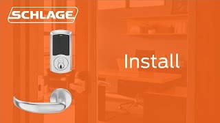 How to Install the Schlage LE Lock [upl. by Annoif]