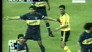 Copa Libertadores 2000 Semifinal Vuelta  América de MX 4  Boca 5 Resumen Completo [upl. by Mirielle]