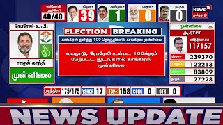 Election Result 2024  காங்கிரஸ் தனித்து 100 தொகுதிகளில் காங்கிரஸ் முன்னிலை  NDA vs INDIA [upl. by Allwein819]