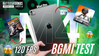 I PAD PRO M4 🔥🔥  120 FPS 😱😱  THE ULTIMATE PERFORMANCE 😳😳  BGMI [upl. by Marilyn]