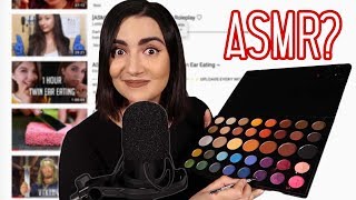 ASMR  Awkward Try on Haul Material sounds [upl. by Zabrine]