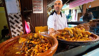 MARRAKESH STREET FOOD  Kebab BBQ  Moroccan Fine Dining CRAZY Halal Food in Morocco [upl. by Robbie]