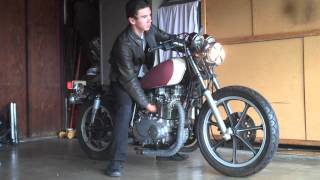 KZ750 with straight pipes postjet [upl. by Aihsi]