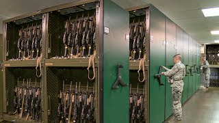 Inside Massive US Air Force Armory Storing Billion  Worth of Firearms [upl. by Milak]