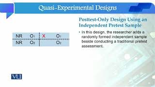 QuasiExperiment Design That Use Control Group  Quantitative Research Methodology  SOC509Topic127 [upl. by Harriet]