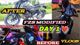 Bike Modified  1 Day  ￼FZS V4 modification [upl. by Andrew]