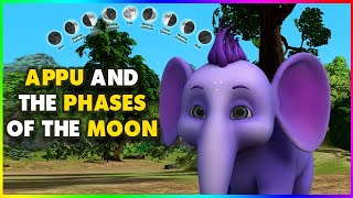 Episode 3  Appu and The Phases of the Moon  4k  Appu the Yogic Elephant [upl. by Asoj]