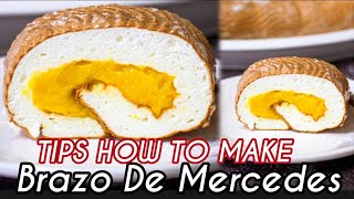 Easy Way to Make Brazo de Mercedes  Brazo de Mercedes Recipe [upl. by Romeon]