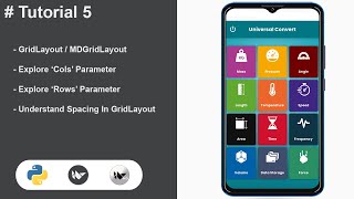 KivykivyMD Tutorial 5  Create Mobile Apps With Python [upl. by Neliak853]