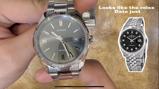 Casio MTP1302D1A1V  UNBOXING  Date Just  casio [upl. by Williams980]