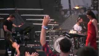 M83 quotMidnight Cityquot AMAZING LIVE VERSION 1080p HD Live at Lollapalooza 832012 [upl. by Rednazxela]