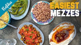 7 VERY EASY BASIC TURKISH MEZE RECIPES  Different Appetizer Recipes You Can Make in 5 Minutes 🍴 [upl. by Anaib]