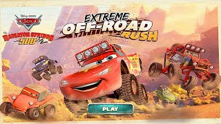 Disney Pixar Cars  The Radiator Springs 500 Extreme OffRoad Rush Browser Game Walkthrough [upl. by Ardeid]