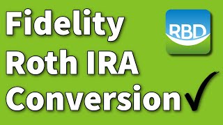 Fidelity Roth Conversion  Watch as I Convert 15000 from a Traditional IRA to a Roth IRA [upl. by Eillim]