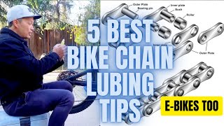 5 best tips for lubing your bike chain  How to lube your ebike electric bike and emtb [upl. by Yliah]