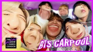 BTS carpool karaoke on crack [upl. by Eppie]