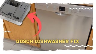 Bosch Dishwasher Detergent Dispenser Fix [upl. by Yrrej851]