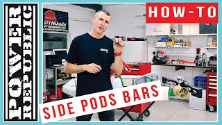 HOW TO Attach Go Kart Side Pod Bars  Ft Tony Kart Rookie EV  POWER REPUBLIC [upl. by Harbed956]