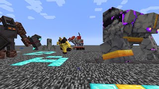 Golemania Battle Mob Battle Minecraft [upl. by Schulein82]