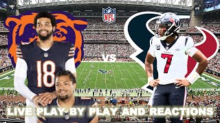 Chicago Bears vs Houston Texans Live PlayByPlay amp Reactions [upl. by Bouton]