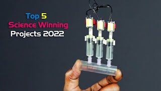 Top 5 Winning Science fair projects 2022 never seen before [upl. by Aimar]