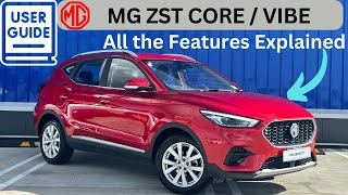 MG ZST CORE  VIBE 15L Complete Owners Manual Handover Walkthrough 2020 to 2024 [upl. by Yuille]