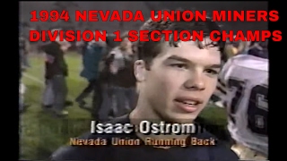 Nevada Union Football 1994 Div1 Section Champs [upl. by Notlem]