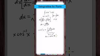 Integration by Parts  yarccosx [upl. by Nob]