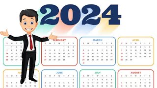 KALENDER 2024 INDONESIA [upl. by Helbonia]