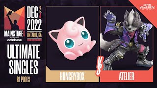 Hungrybox Jigglypuff vs Atelier Wolf  Ultimate Singles Pools Winners SF  Mainstage 2022 [upl. by Seravart]