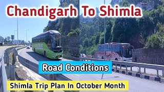 Shimla Trip By Road shimla traval guide Himachal weather today shimla in October month weather [upl. by Liu]