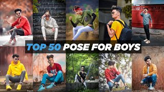 Top 50 Best pose for man  New Stylish Photo Poses for Men  Pose like Model PK Photography [upl. by Noitsuj]