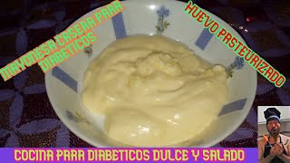 Mayonesa para diabéticos✨ pasteurizada casera ✨ la mejor opción para tu salud [upl. by Heiney]