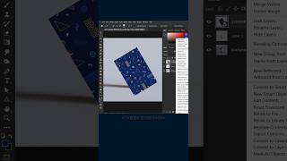 How to mask pattern on mockups in Photoshop photoshop tutorial photoshoptutorials [upl. by Amaryl998]