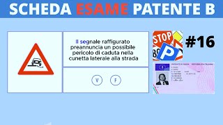 SCHEDA ESAME PATENTE B 2024 16 [upl. by Notyap461]