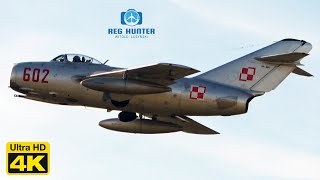 PZLMielec Lim2 MiG15 at Antidotum Airshow Leszno 2022 03 [upl. by Elok841]