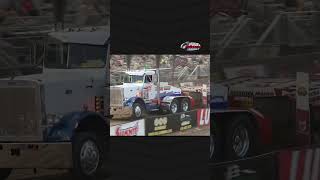 quotHillbilly Deluxequot MAC Trailer Hot Rod Semis motoring down the track at the Elkhart County 4H Fair [upl. by Grenier]