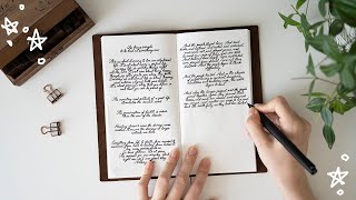 how i improved my handwriting  creating a handwriting journal [upl. by Marquita]