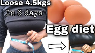 TRYING THE EGG DIET FOR 3 DAYS Versatile Vicky Fast Weight Loss Diet Review  BeforeampAfter Results [upl. by Becht645]