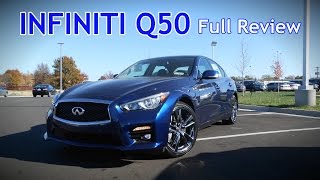 2017 Infiniti Q50 Full Review  20t 30t Sport Red Sport 400 amp Hybrid [upl. by Navaj]