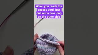 How to knit in the round when your circular needle is too long [upl. by Bille]